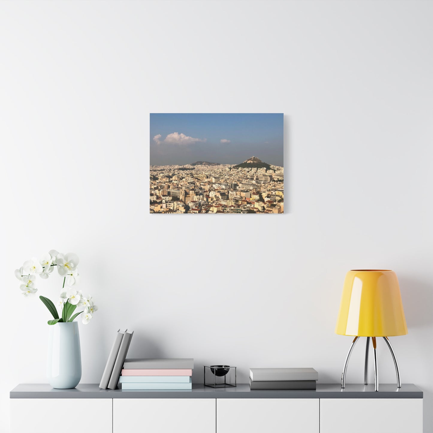Stretched Canvas Print - Scenic Cityscape of Athens