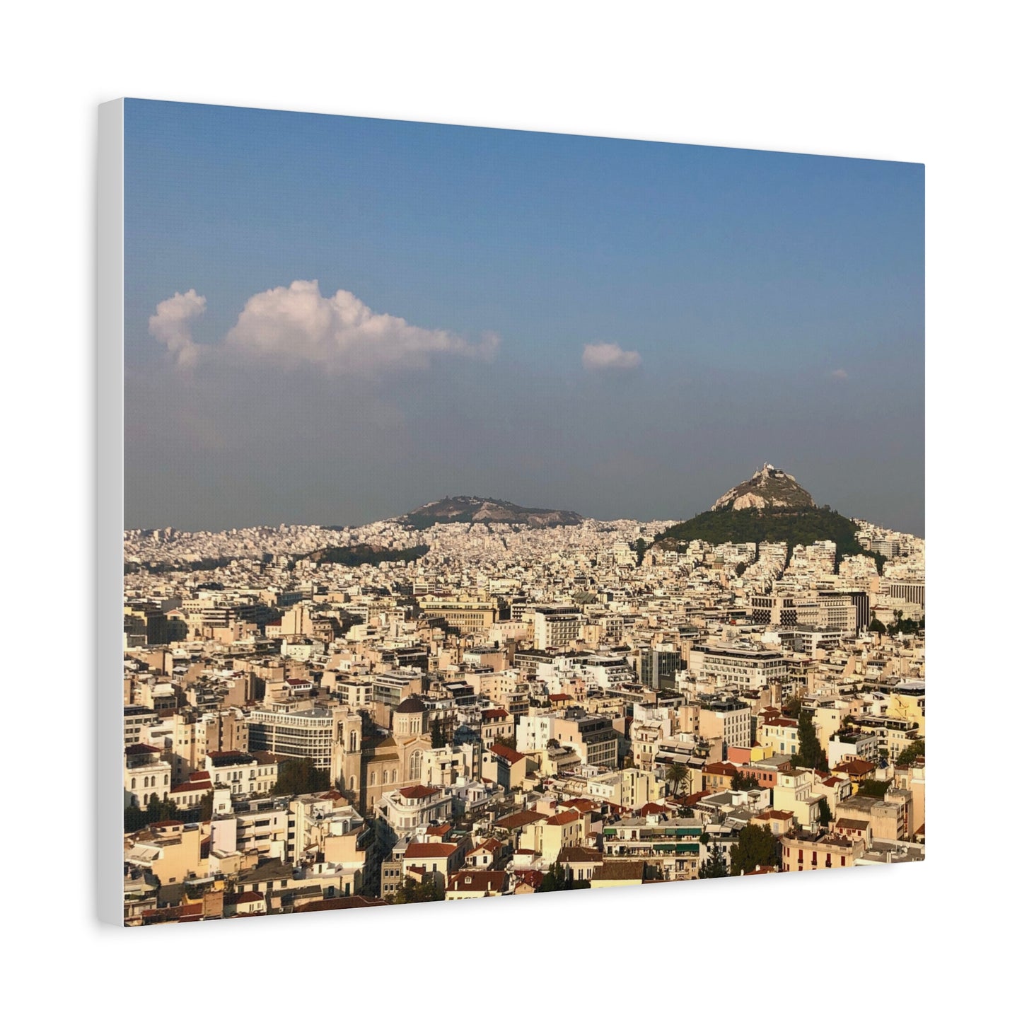Stretched Canvas Print - Scenic Cityscape of Athens