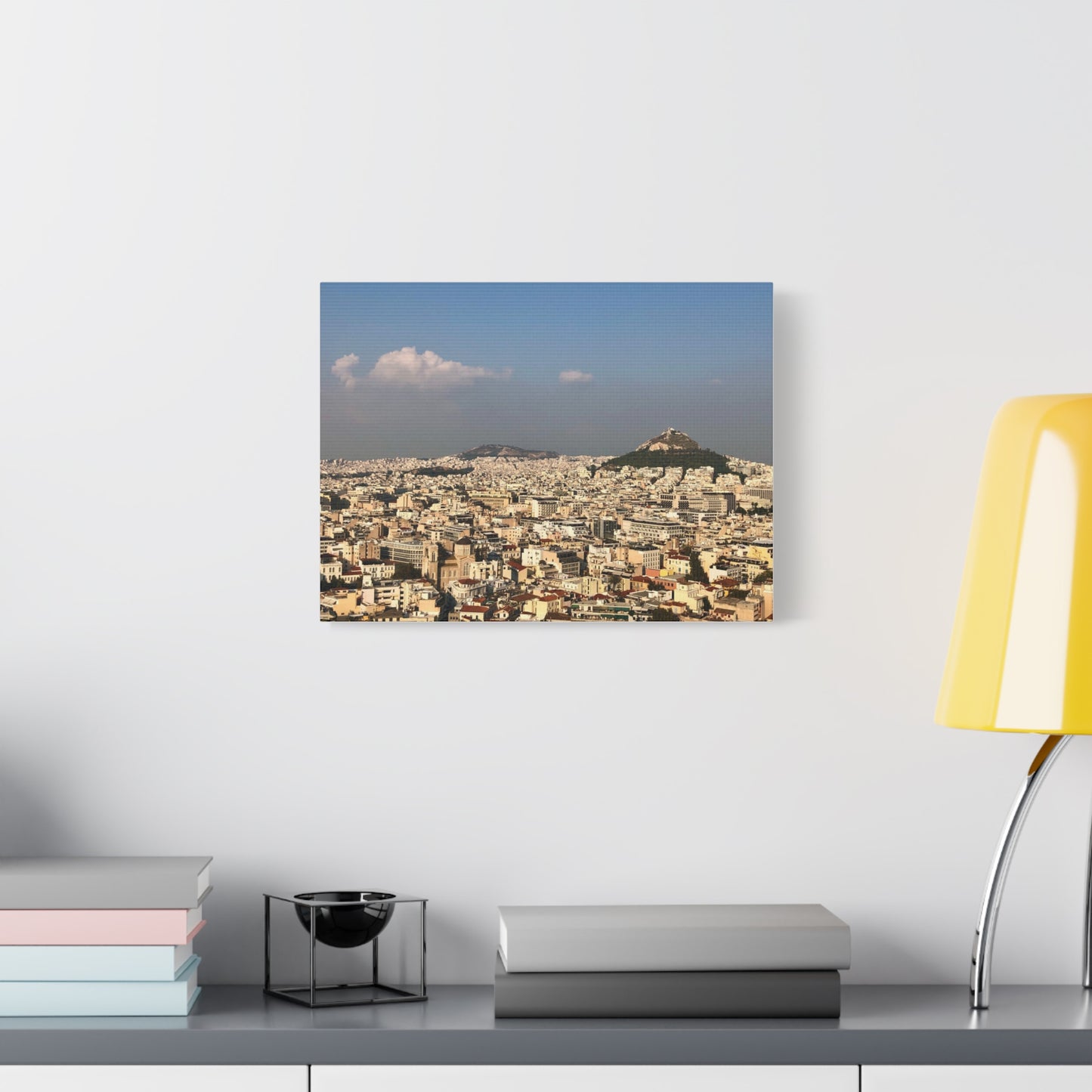 Stretched Canvas Print - Scenic Cityscape of Athens