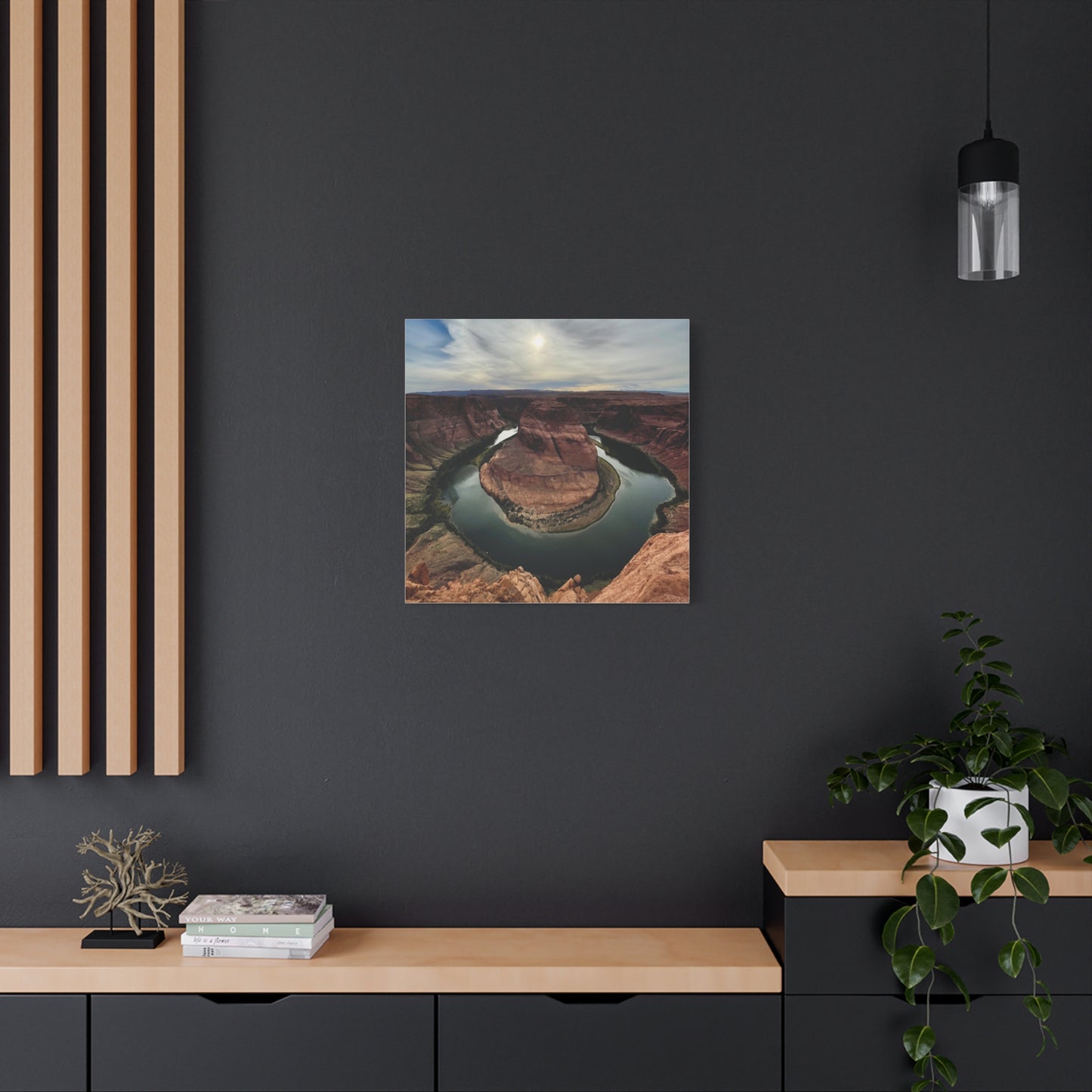 Scenic Landscape Wall Art - Horseshoe Bend Canvas Print