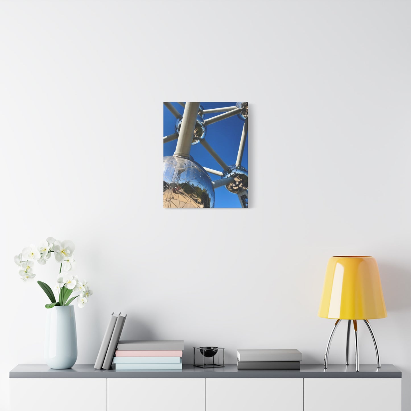 Canvas Print Atomium Architecture Design