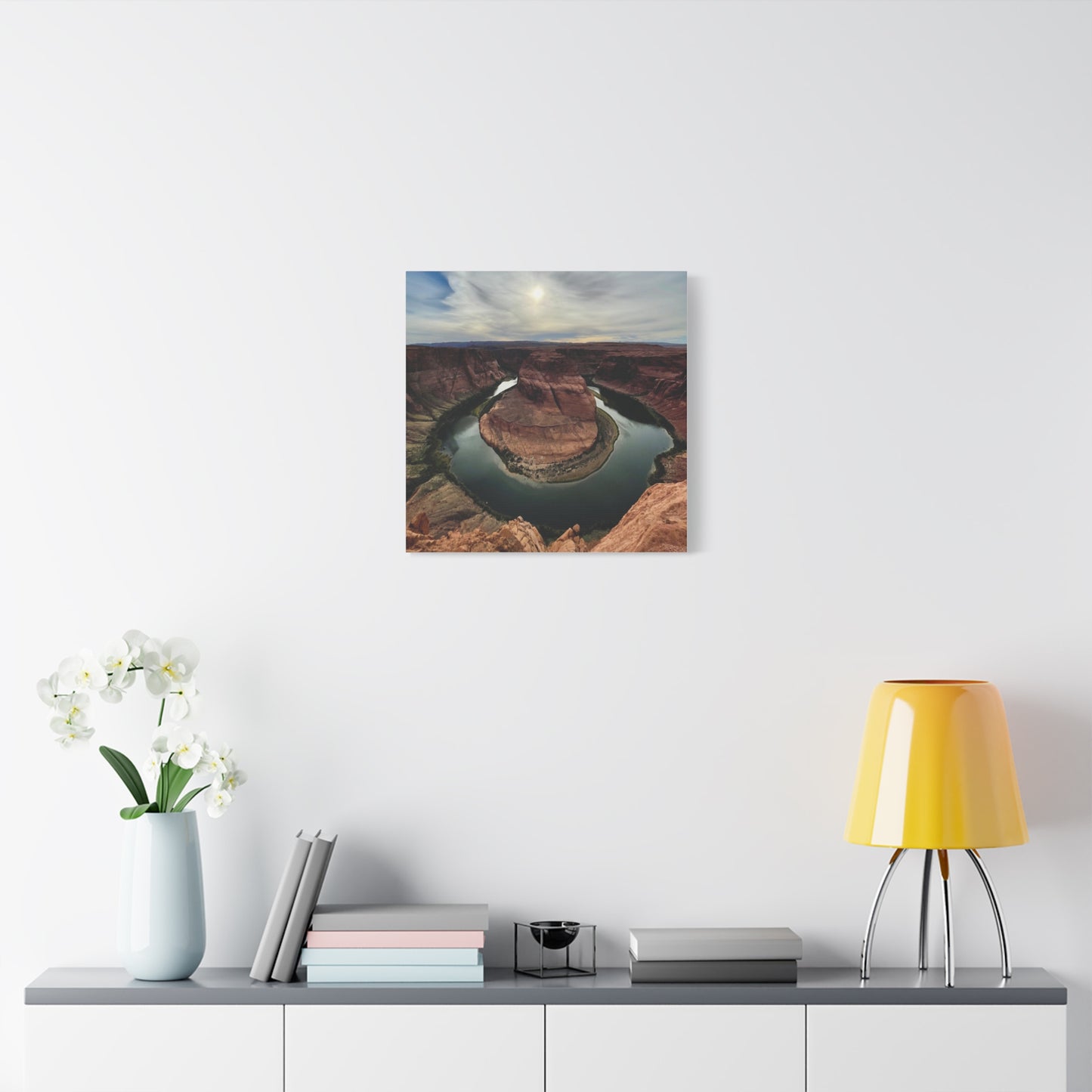 Scenic Landscape Wall Art - Horseshoe Bend Canvas Print