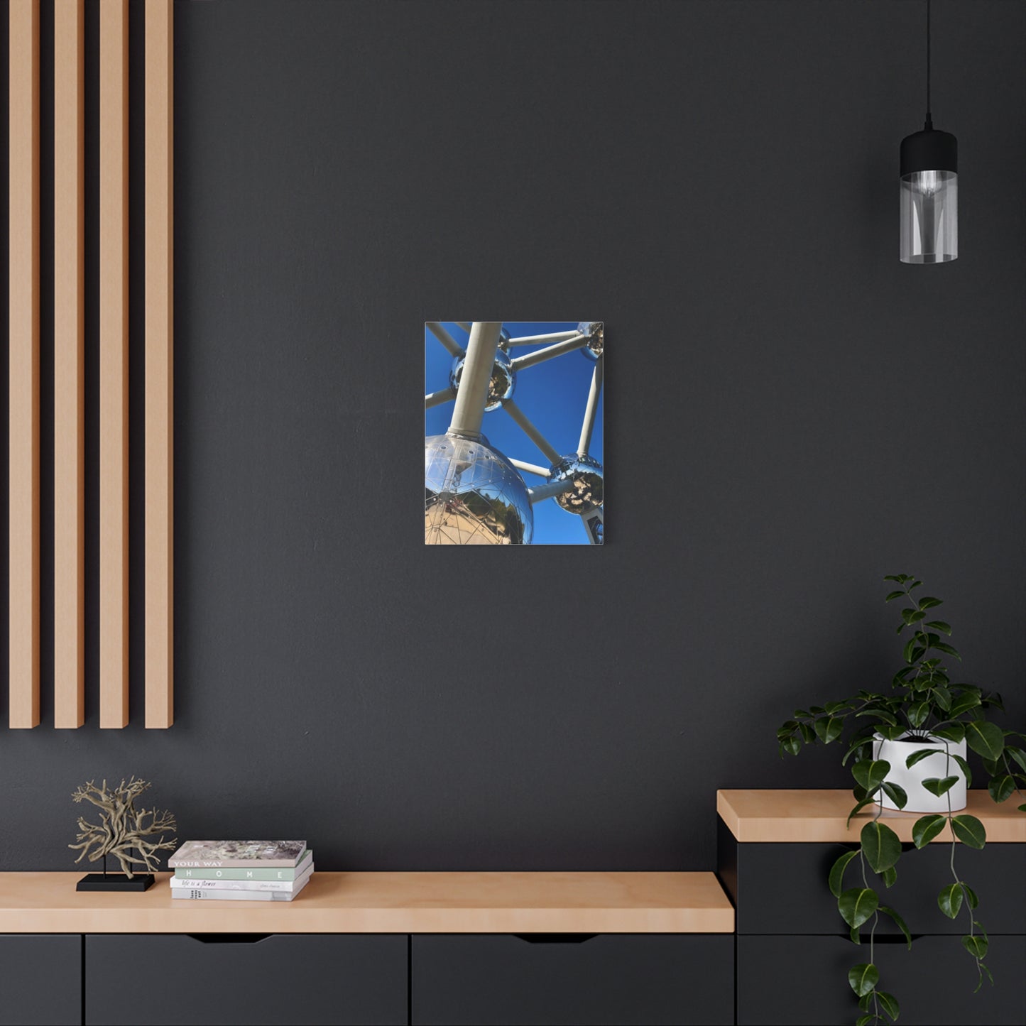 Canvas Print Atomium Architecture Design