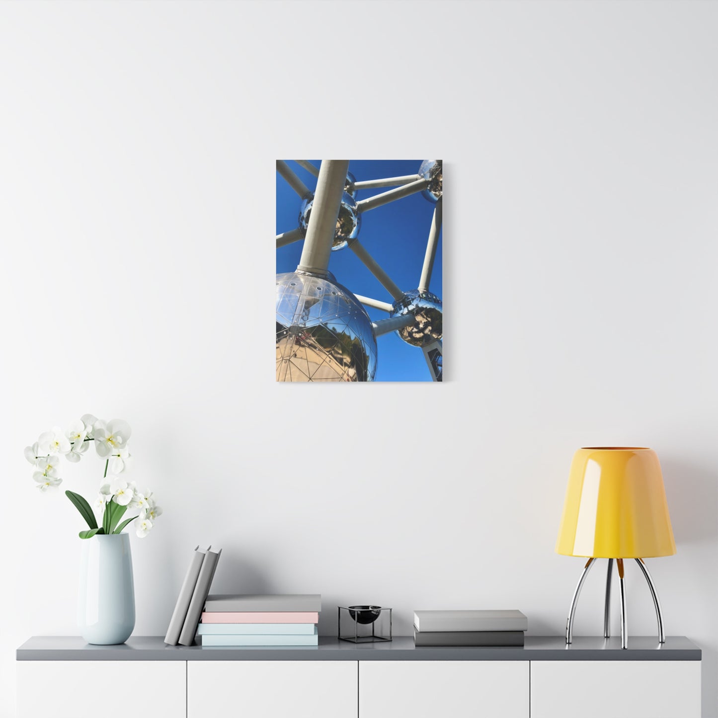 Canvas Print Atomium Architecture Design
