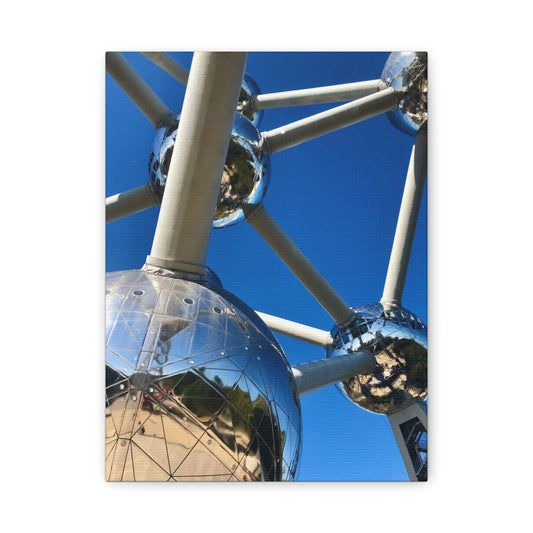 Canvas Print Atomium Architecture Design