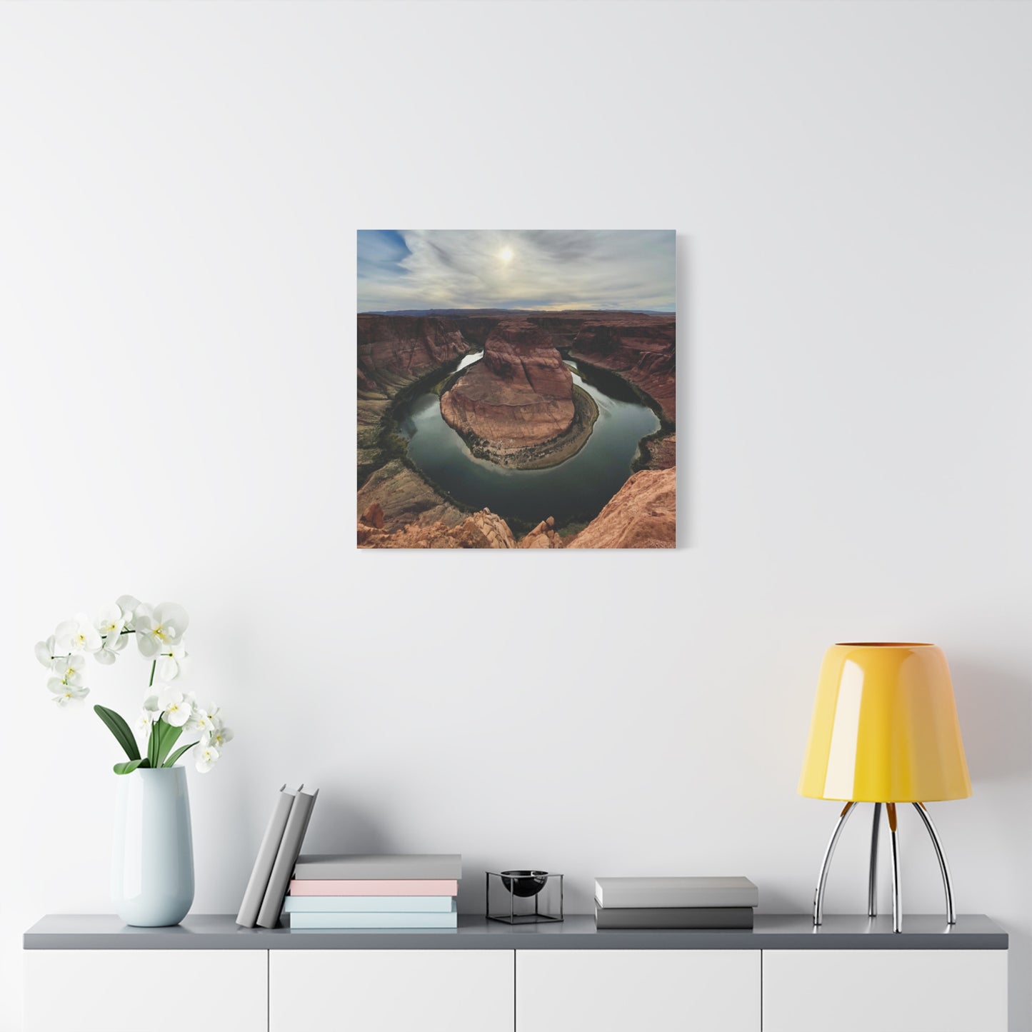 Scenic Landscape Wall Art - Horseshoe Bend Canvas Print