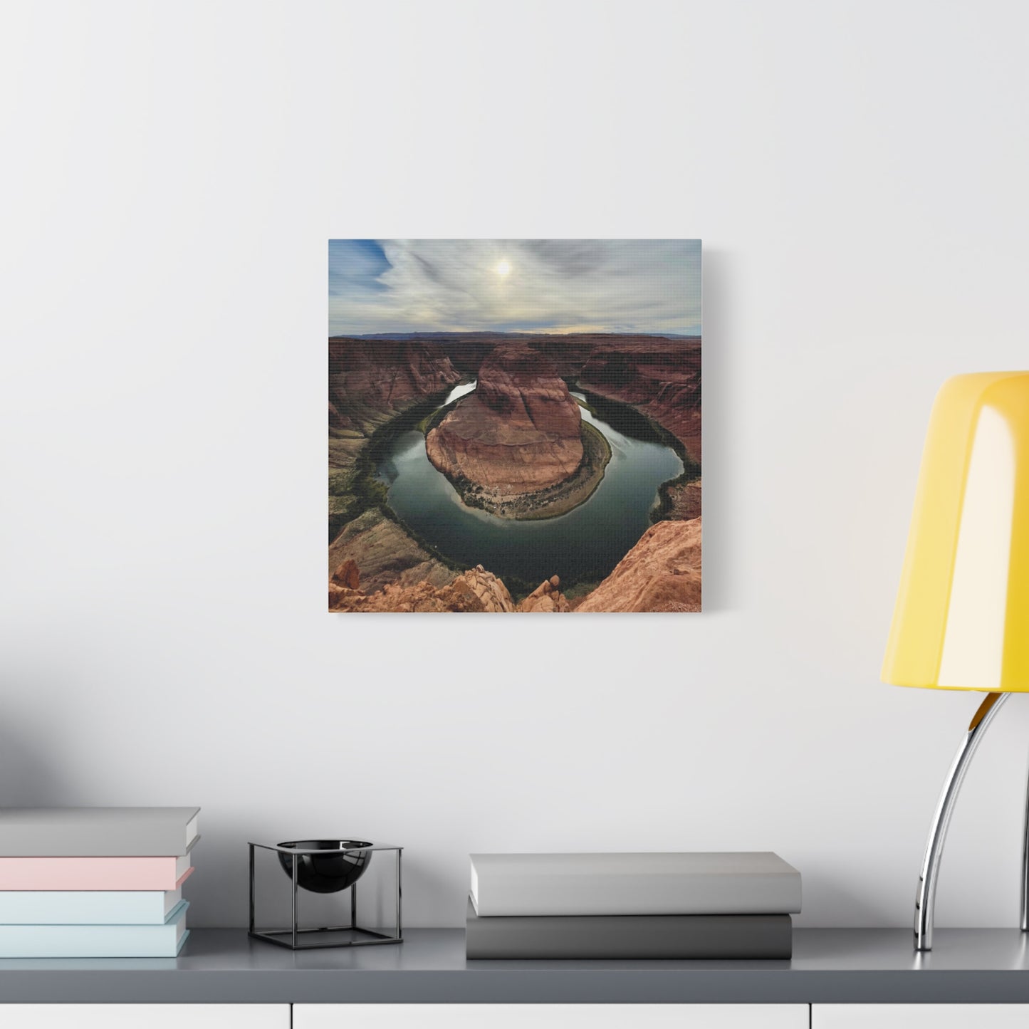 Scenic Landscape Wall Art - Horseshoe Bend Canvas Print