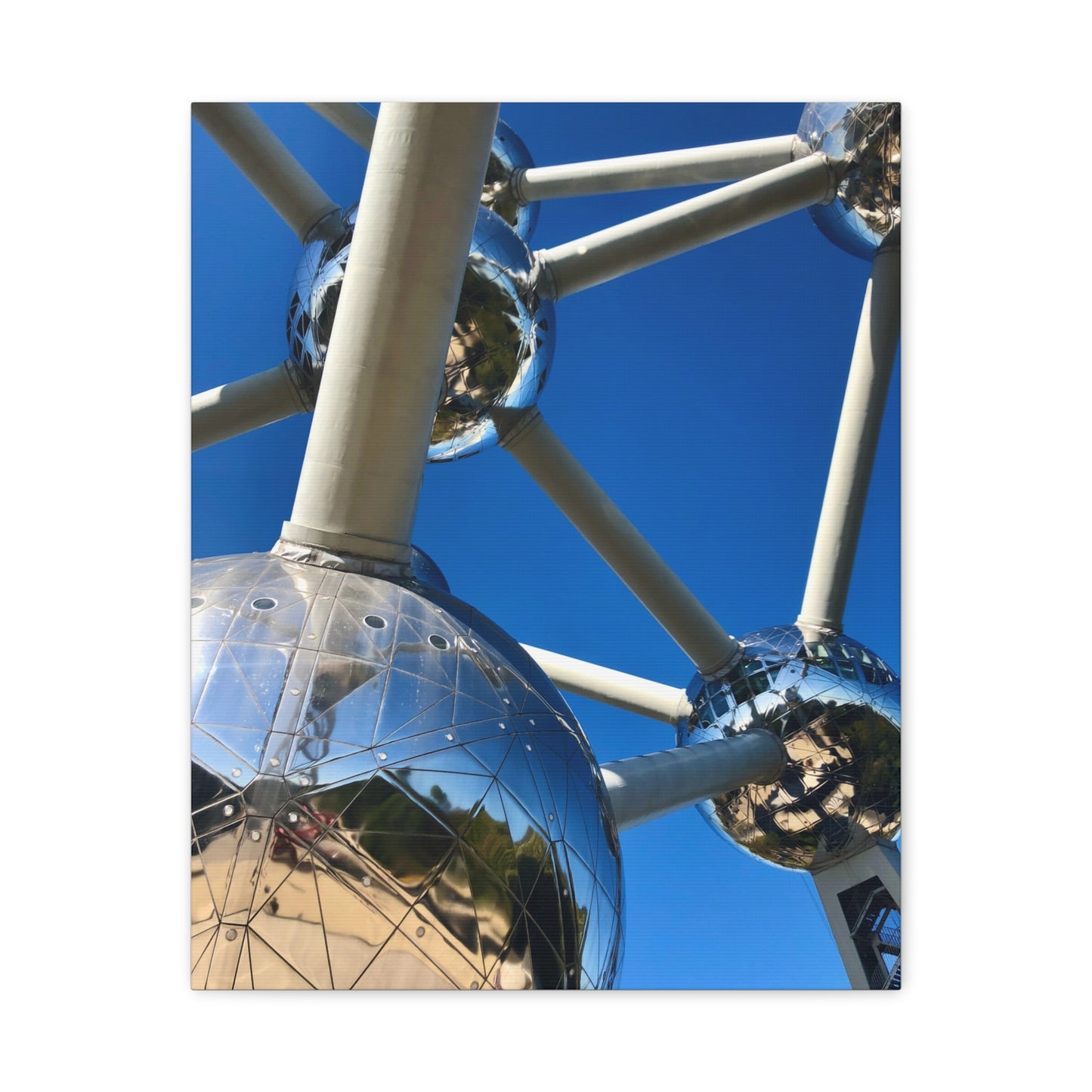 Canvas Print Atomium Architecture Design