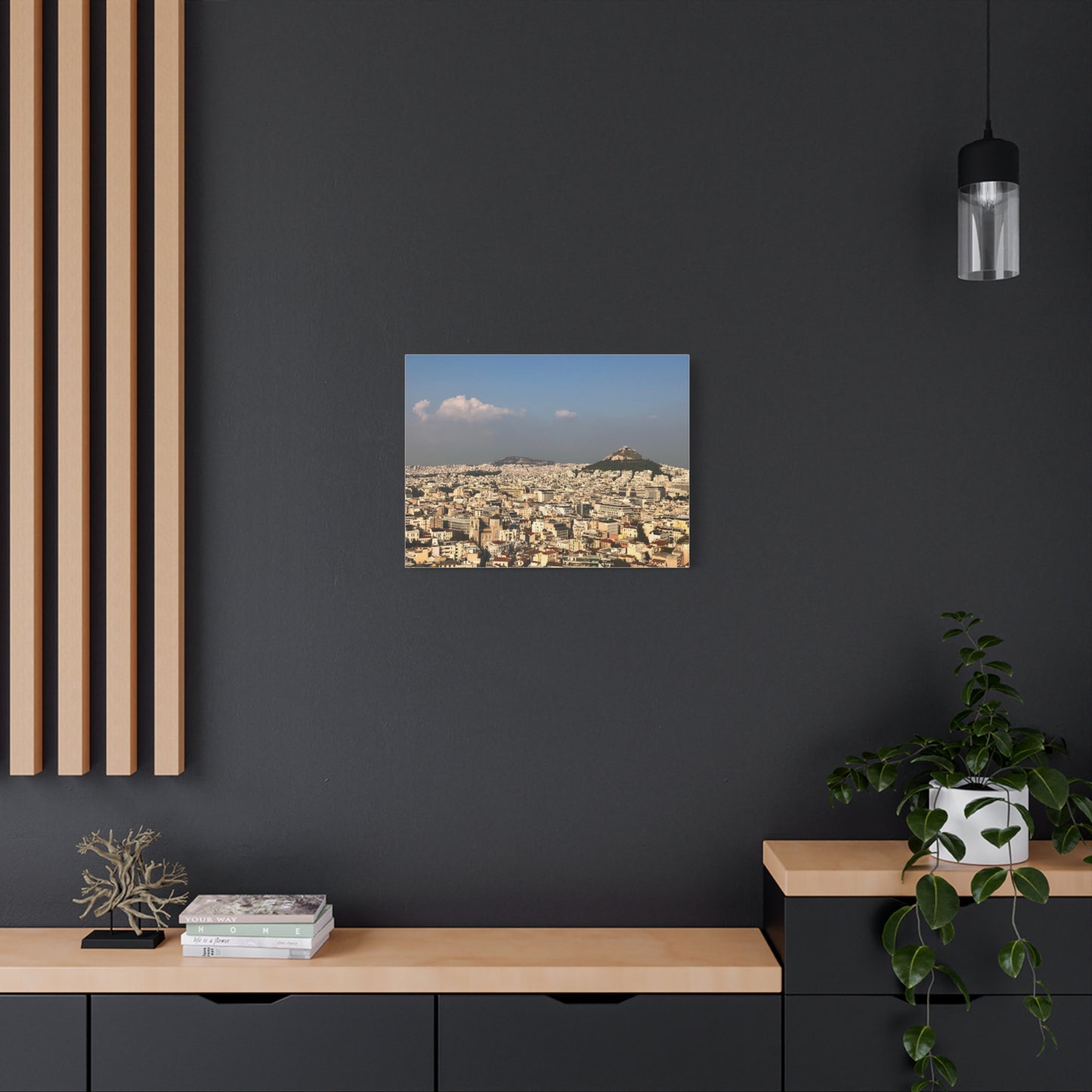 Stretched Canvas Print - Scenic Cityscape of Athens