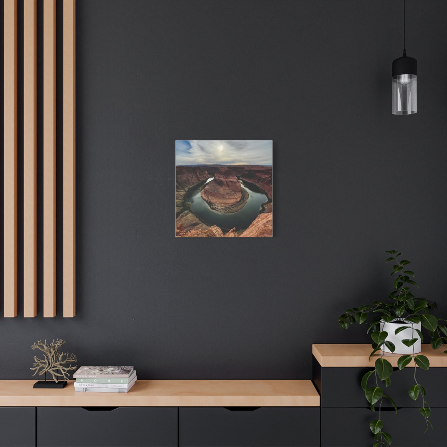 Scenic Landscape Wall Art - Horseshoe Bend Canvas Print