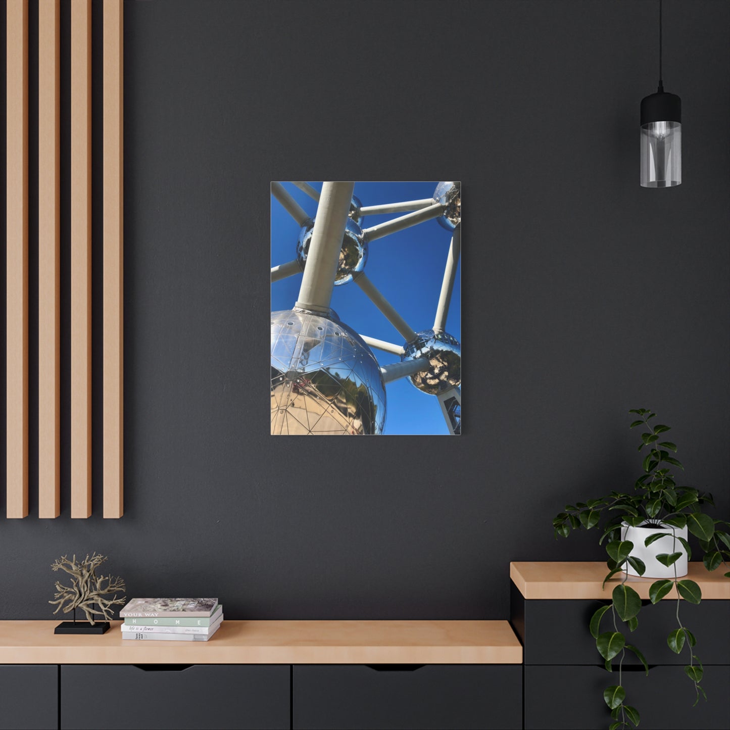 Canvas Print Atomium Architecture Design