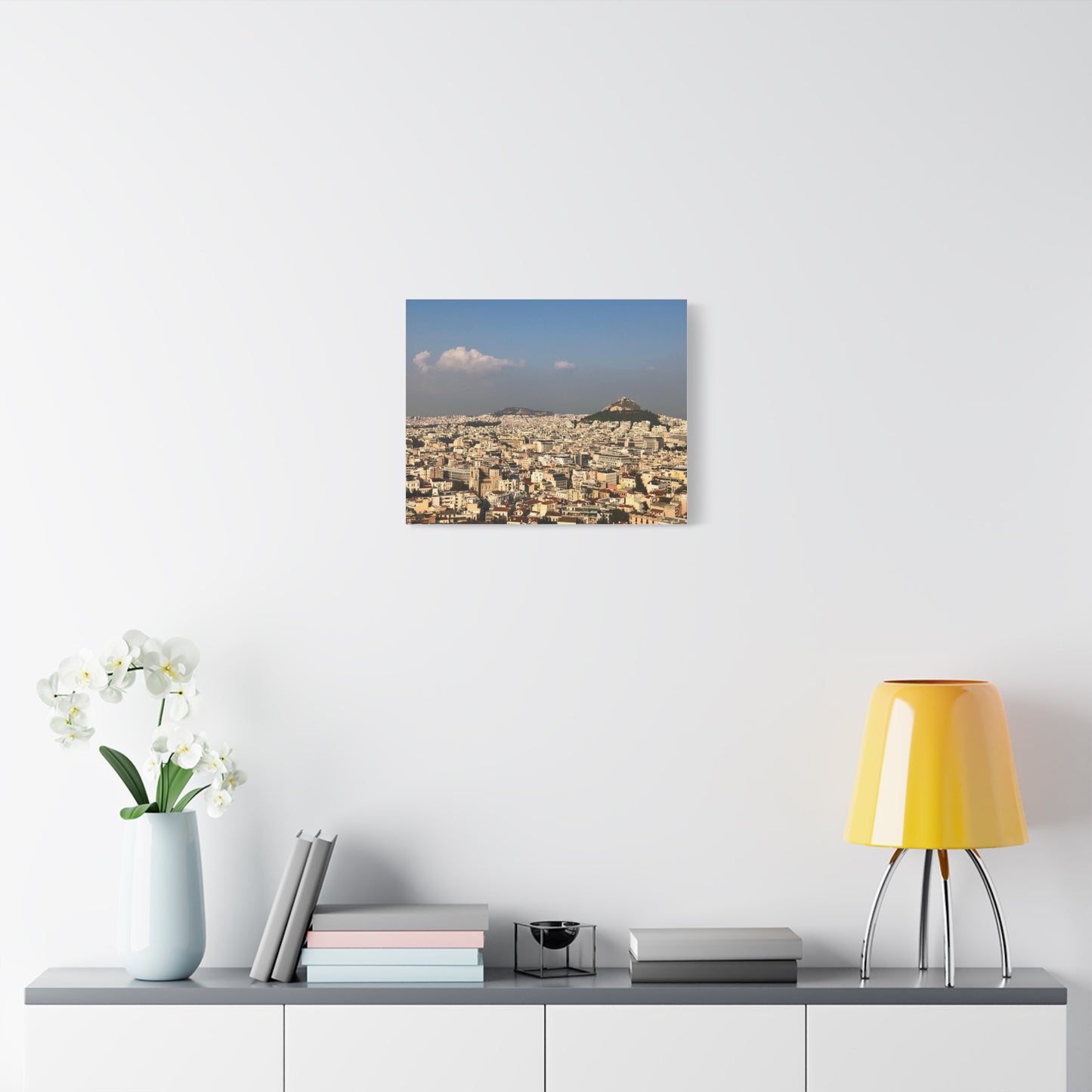 Stretched Canvas Print - Scenic Cityscape of Athens