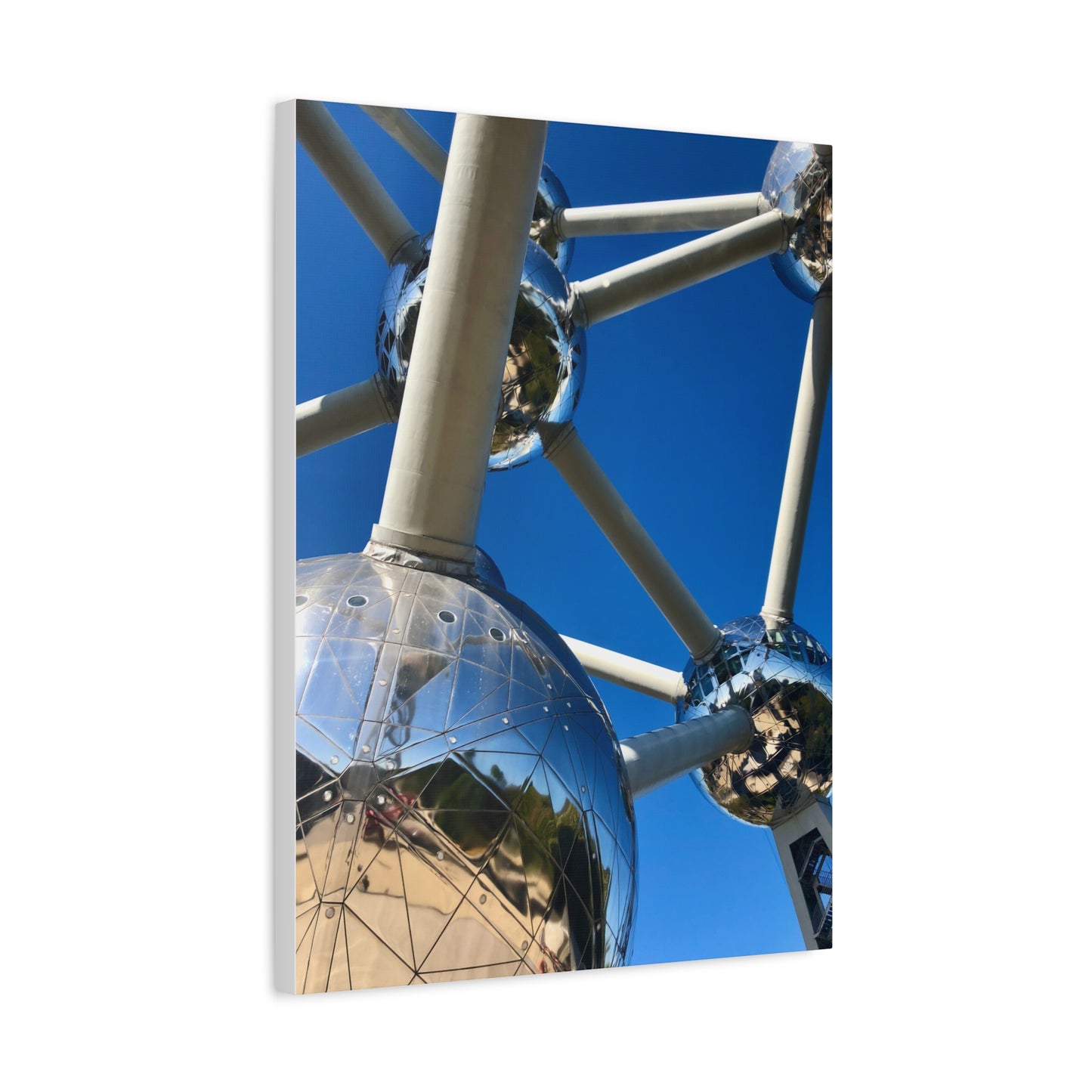Canvas Print Atomium Architecture Design