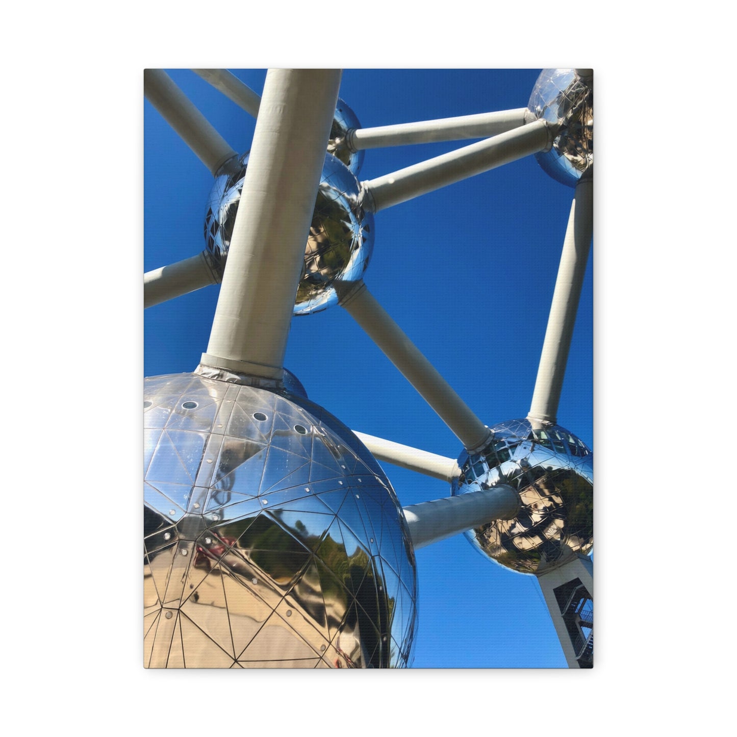 Canvas Print Atomium Architecture Design