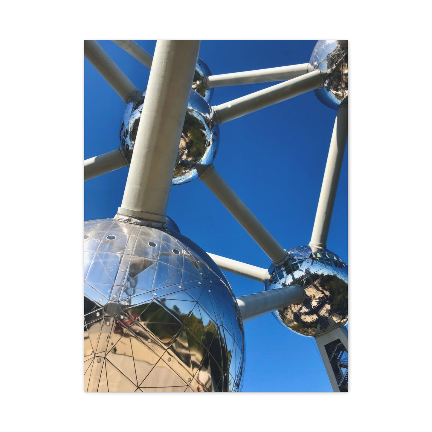 Canvas Print Atomium Architecture Design