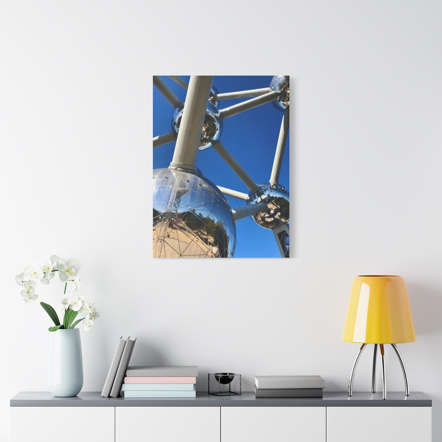 Canvas Print Atomium Architecture Design