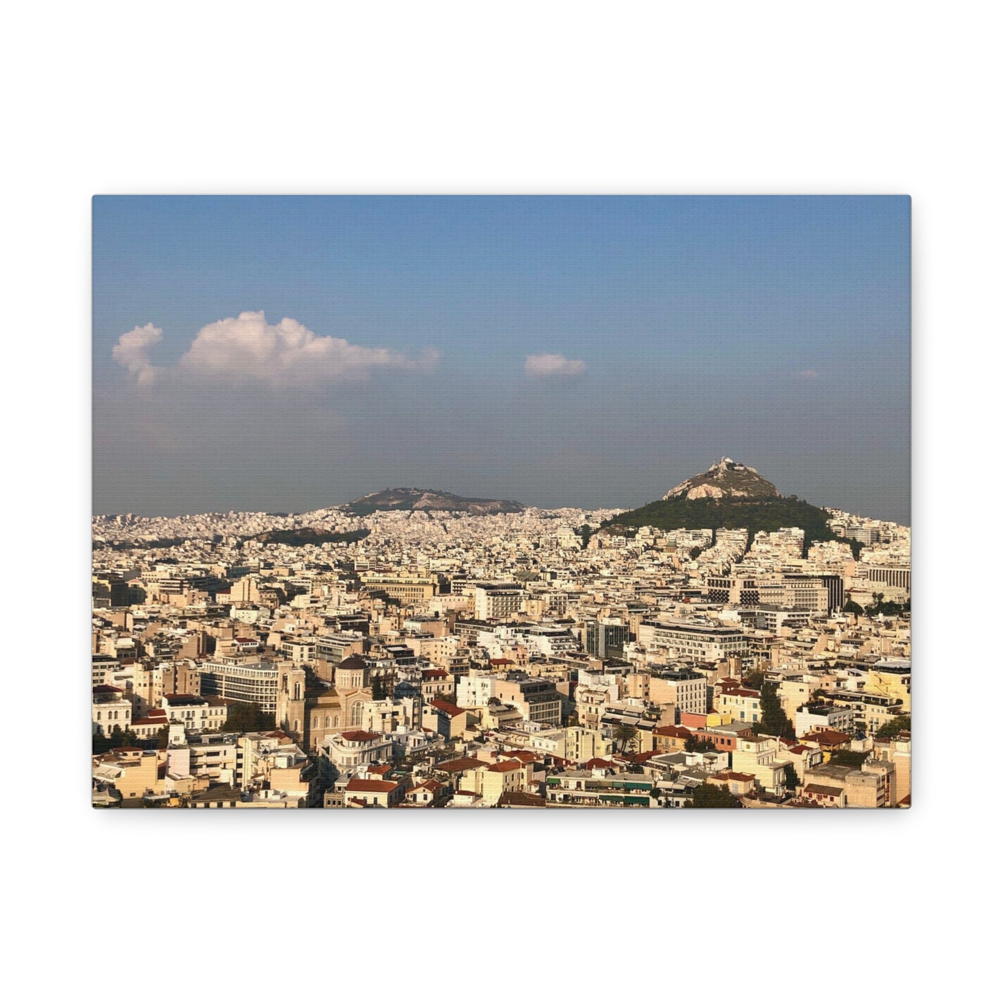 Stretched Canvas Print - Scenic Cityscape of Athens