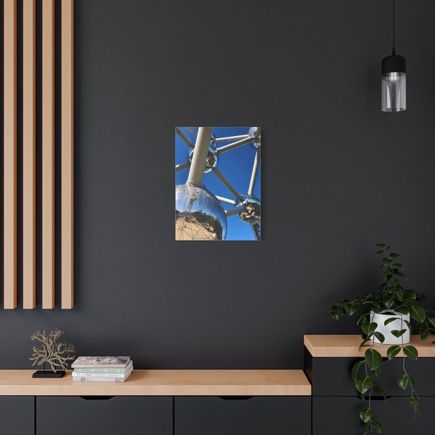 Canvas Print Atomium Architecture Design